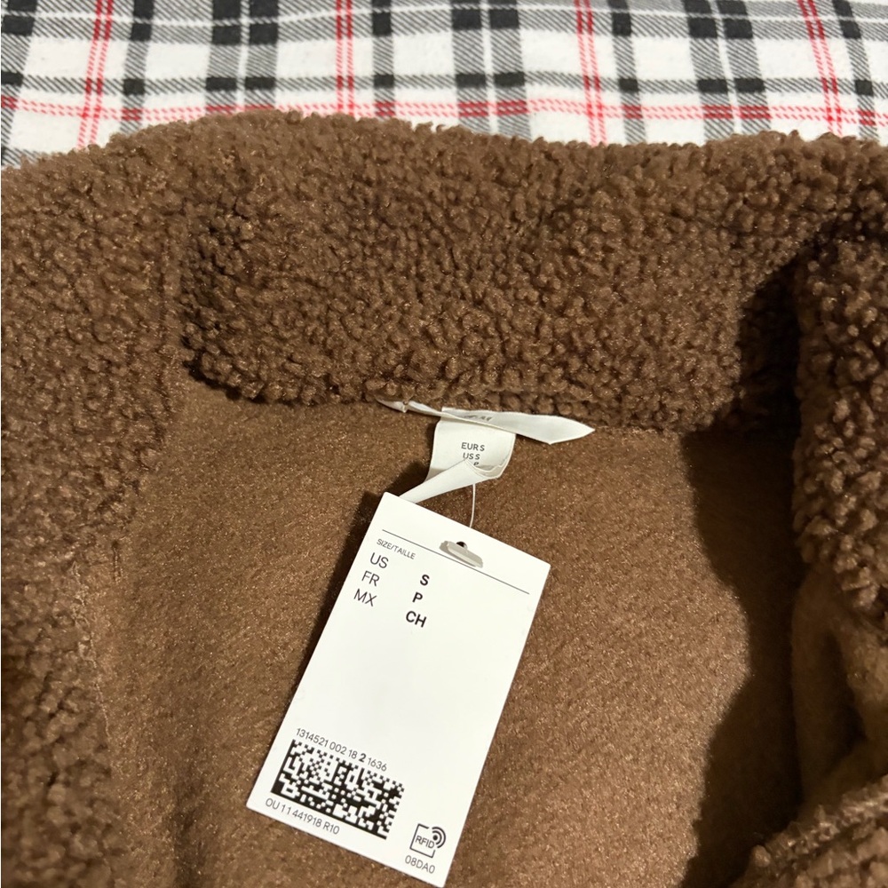 H&M Teddy Brown Jacket - Picture 6 of 7